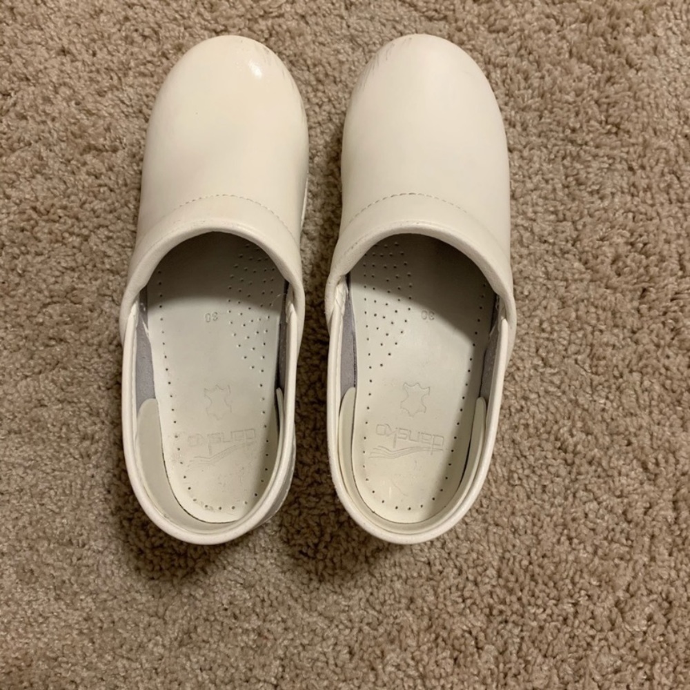 White Dansko Clogs - Nursing Shoes
